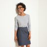 Little Boxes Textured Stretch Fabric – blue-black,  thumbnail number 5