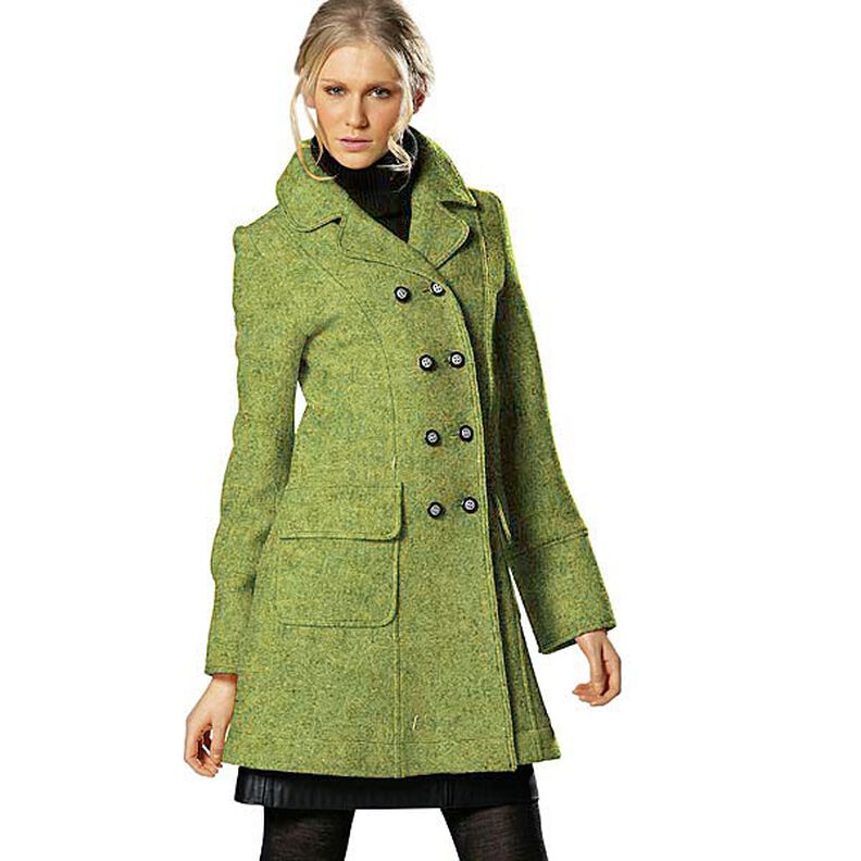 Fulled woollen loden – green,  image number 4