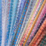 GOTS Cotton Batiste pattern blend colour gradient | TCC x LOOKS by Wolfgang Joop – pink/yellow,  thumbnail number 6