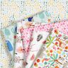 Cotton poplin colourful triangles – white,  thumbnail number 5