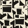 Decor Fabric Jacquard abstract, textured – black/offwhite,  thumbnail number 1