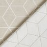 Decor Fabric Jacquard modern cubes – cashew/ivory,  thumbnail number 4