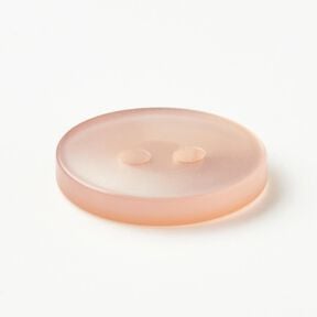 2-hole button shiny [Ø 15 mm] – rosé, 