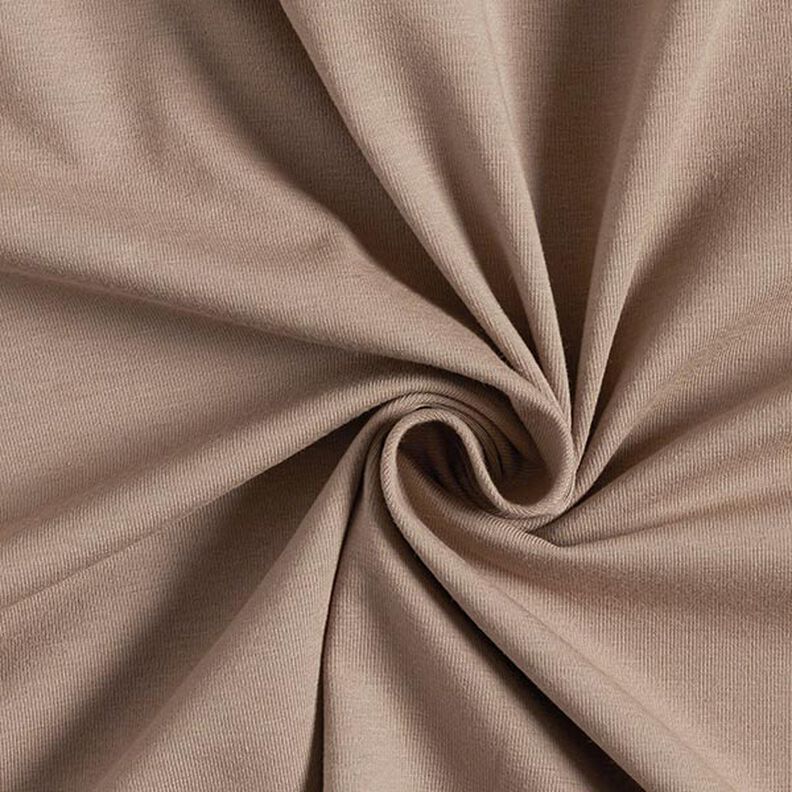 Medium Cotton Jersey Plain – taupe | Remnant 50cm,  image number 1