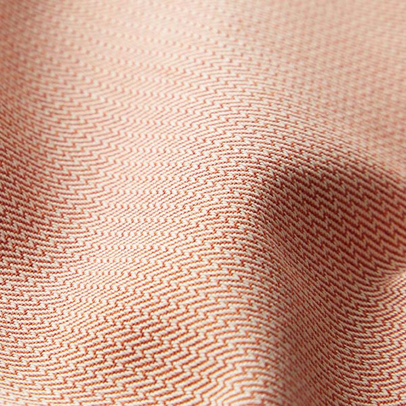 Outdoor Fabric Jacquard Small Zigzag – terracotta,  image number 3