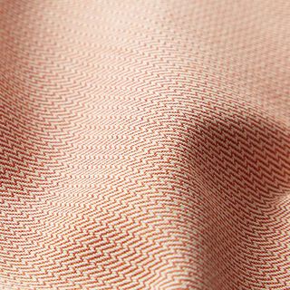 Outdoor Fabric Jacquard Small Zigzag – terracotta, 