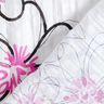 crinkle voile flowers and leopard print – white/black,  thumbnail number 4