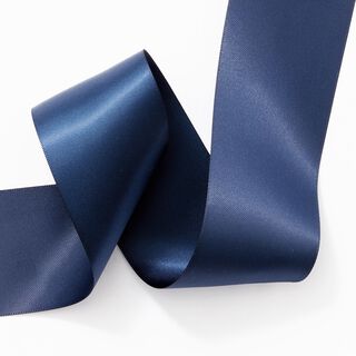 Satin Ribbon [50 mm] – navy blue, 