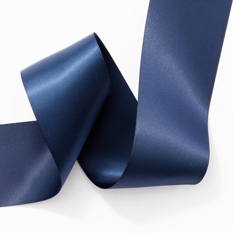 Satin Ribbon [50 mm] – navy blue,  image number 3