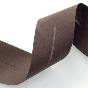 Bias binding Polycotton [50 mm] &ndash; dark brown, 