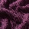 Knit Cloqué Cable-knit print – merlot,  thumbnail number 2