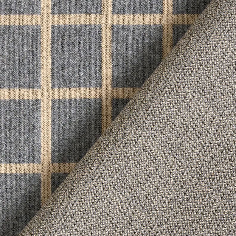Romanit jersey plaid – grey/beige,  image number 5