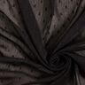 Metallic pinstripe chiffon dobby – black/metallic silver,  thumbnail number 3