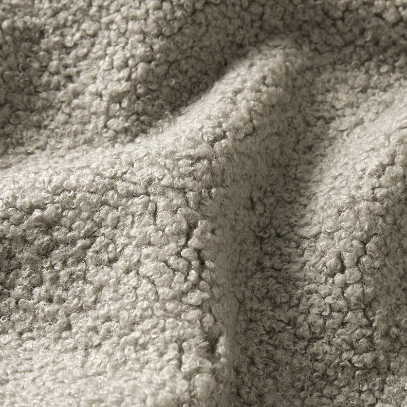 Upholstery Fabric Sheepskin look – taupe, image number 2