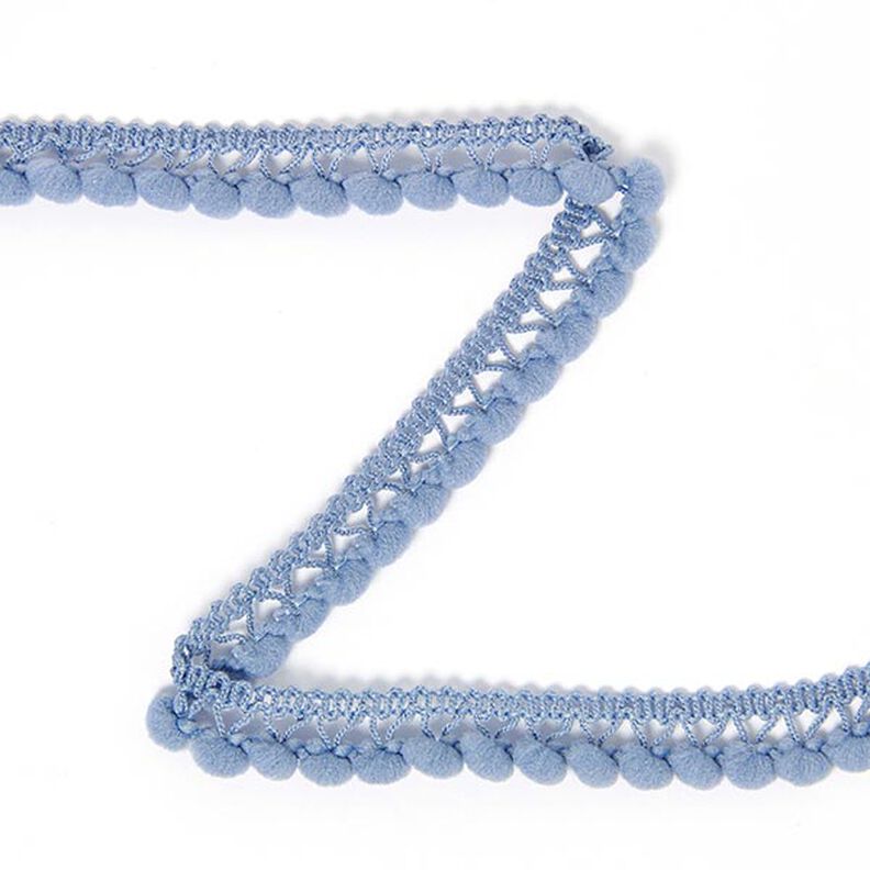 Pompom Trim [10mm] - light blue,  image number 1