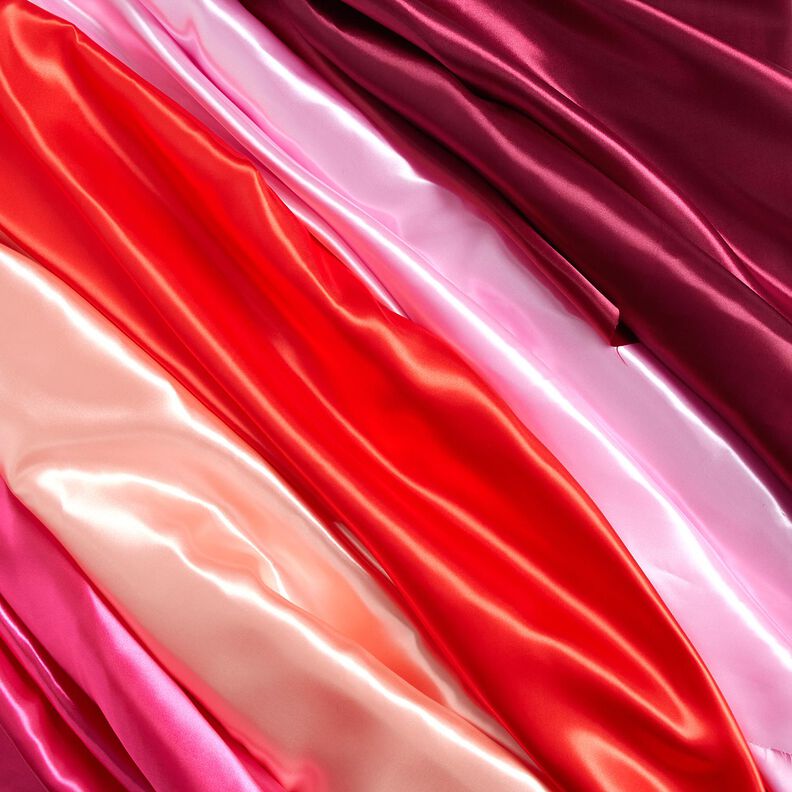Polyester Satin – dark red, image number 5