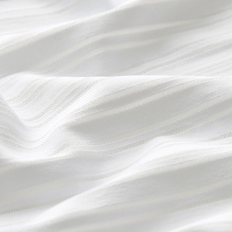 Stripes devoré jersey – white,  image number 2