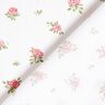 Cotton Poplin Delicate Roses – red/white,  thumbnail number 4