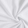 Double Gauze/Muslin Broderie Anglaise flower tendrils – white,  thumbnail number 3