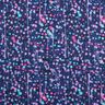Softshell dripping blobs Digital Print – navy blue/intense pink,  thumbnail number 1