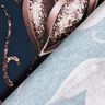 Cotton Jersey sparkling leaves | Glitzerpüppi – midnight blue/dark dusky pink,  thumbnail number 4