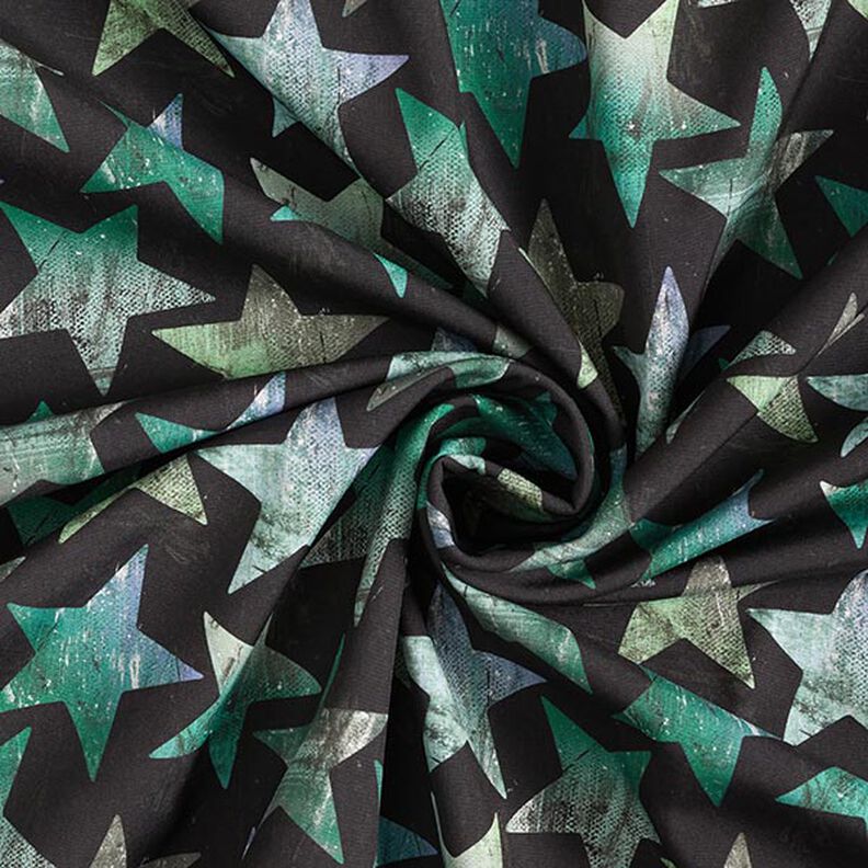 Softshell stars – black/green,  image number 3