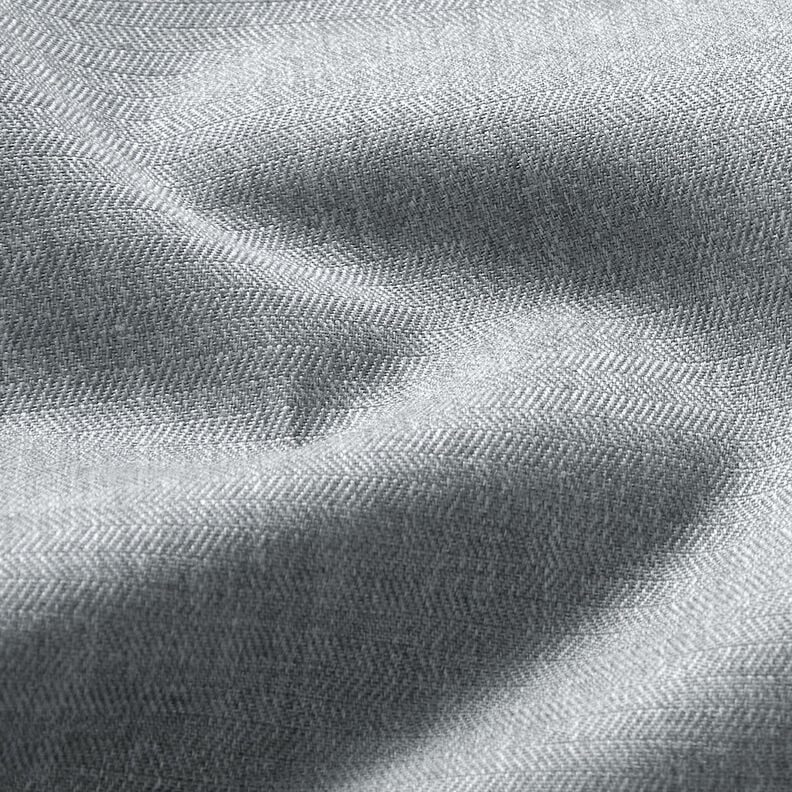 Blackout Fabric Blackout fine herringbone – pearl grey,  image number 2