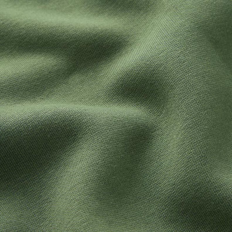 Brushed Sweatshirt Fabric – olive,  image number 3