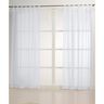 Curtain Fabric Voile Linen Look 300 cm – white,  thumbnail number 5