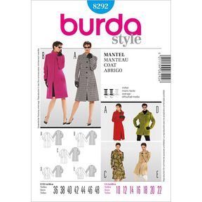 Coat, Burda 8292, 