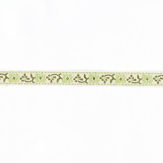 Folklore Jacquard Trim [10 mm] - apple green, 