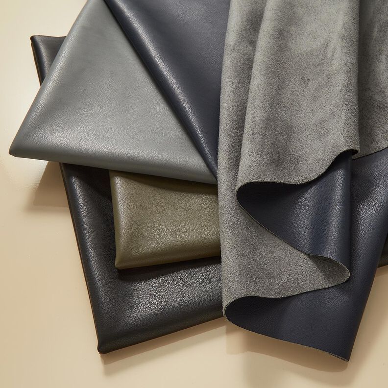 Imitation Leather with velour reverse  – cinnamon,  image number 6