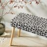 Decor Fabric Jacquard leopard print – ivory/black,  thumbnail number 6