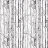 Decor Fabric Half Panama tree trunks – offwhite,  thumbnail number 1