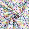 Cotton Poplin Rainbow dots Digital Print – white/colour mix,  thumbnail number 3