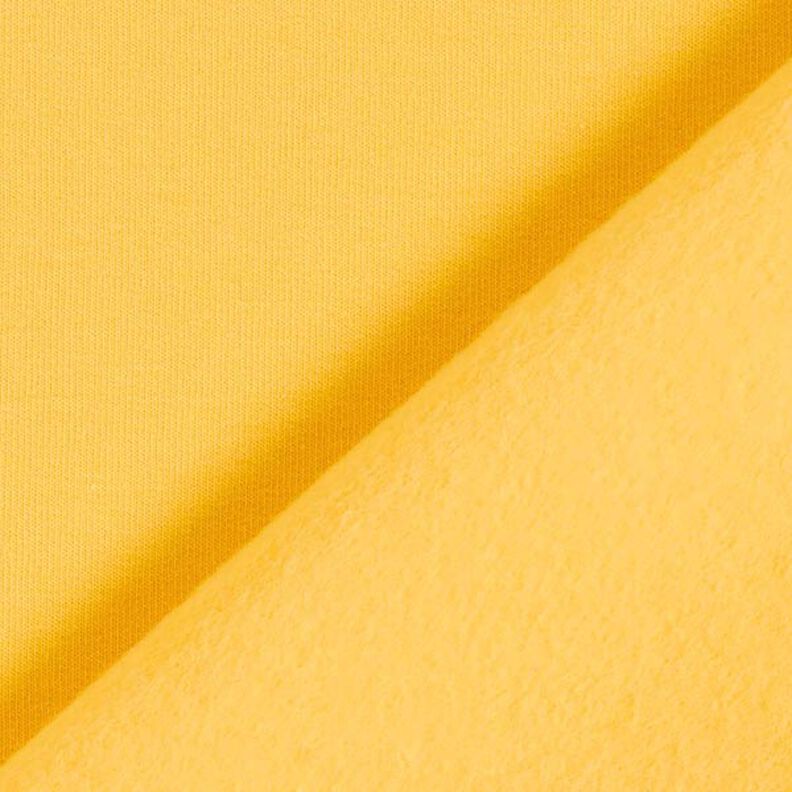 Light Cotton Sweatshirt Fabric Plain – sunglow,  image number 5