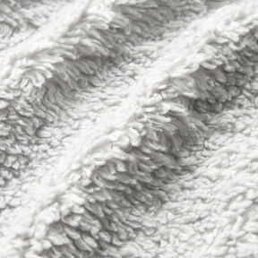 Plain sherpa Cotton Blend Plain – silver grey, 