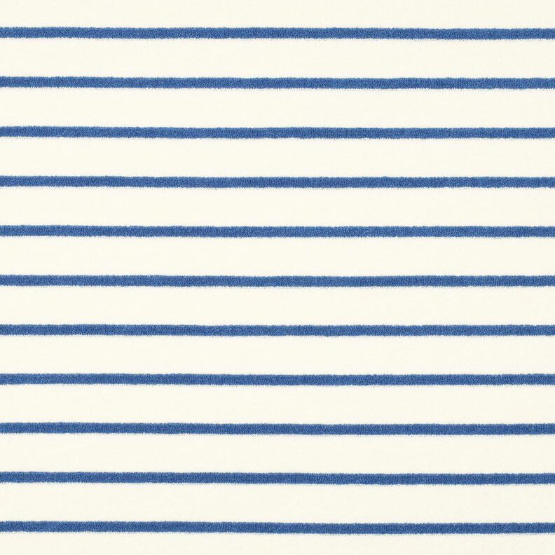 terry cloth jersey Stripes – ivory/brilliant blue,  image number 1