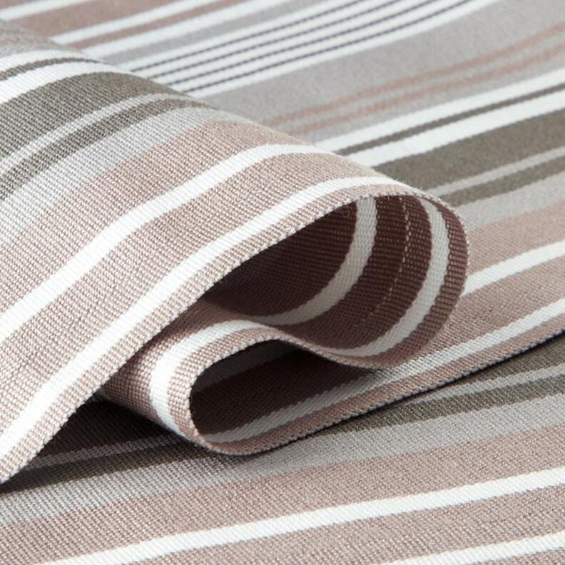 Outdoor Deckchair fabric Longitudinal stripes 45 cm – grey,  image number 2