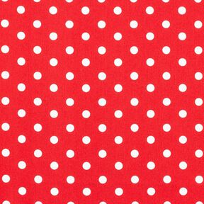 Cotton Poplin Large Dots – red/white, 