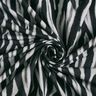 French terry brushed zebra digital print – black/silver,  thumbnail number 3