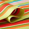 Outdoor Deckchair fabric Longitudinal stripes 44 cm – terracotta/orange,  thumbnail number 3