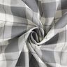 Checked fine cotton fabric – light grey/white,  thumbnail number 3