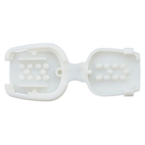 Cord End Clip [Length: 20 mm] – white, 