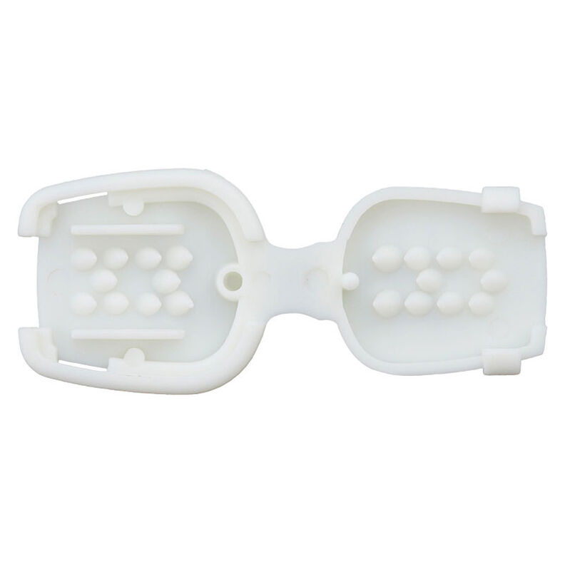 Cord End Clip [Length: 20 mm] – white,  image number 2