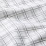 Double Check Cotton Poplin – white/silver grey,  thumbnail number 2