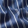 Pinstripes lightweight stretchy denim – denim blue,  thumbnail number 3