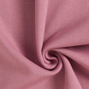 2x2 Ribbing Plain – dark dusky pink, 