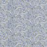 Shirting Fabric overlapping paisley – indigo/olive,  thumbnail number 1