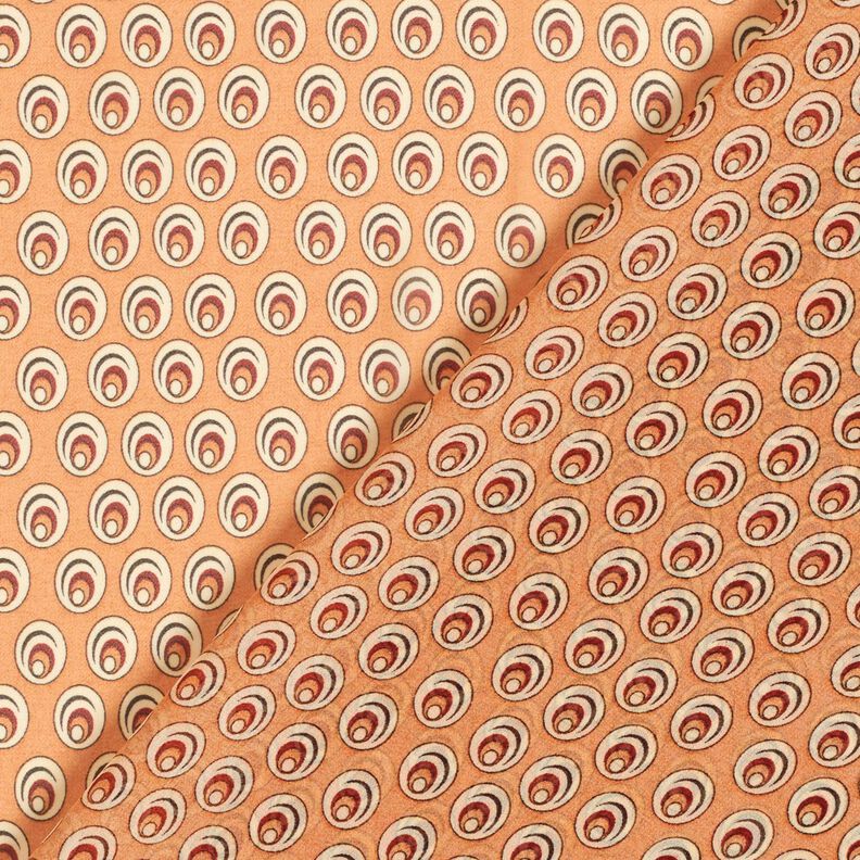 Chiffon Peacock Eye – apricot/terracotta,  image number 4
